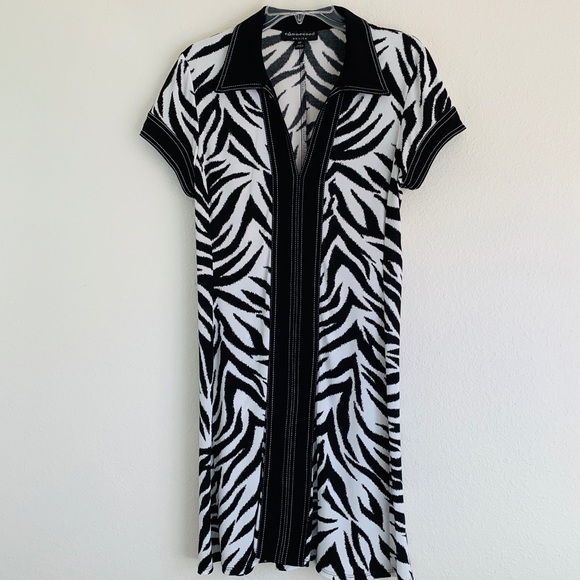 connected apparel Dresses & Skirts - Connected Apparel Nordstrom Zebra Print Dress